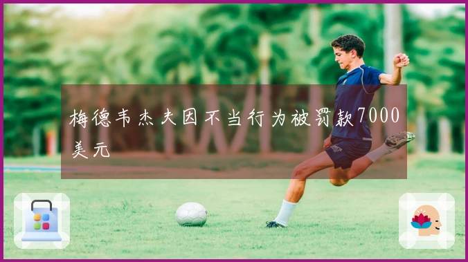 梅德韦杰夫因不当行为被罚款7000美元